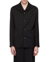 Marine Serre - Moon Diamant Jacquard Shirt Jacket - Lyst