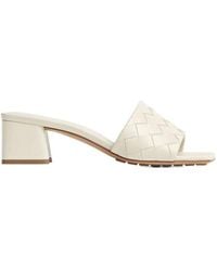 Bottega Veneta - Parco Intrecciato Heeled Sandals - Lyst