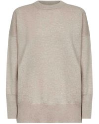 Brunello Cucinelli - Monili Detailed Knitted Sweater - Lyst