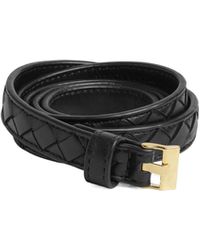 Bottega Veneta - Intrecciato Thin Watch Belt - Lyst