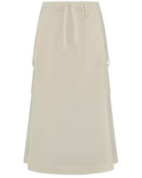 Herno - Laminar Drawstring Waist Long Skirt - Lyst