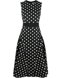 Erdem - Penelope Polka-Dot Midi Dress - Lyst