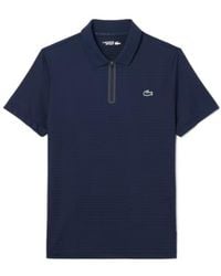 Lacoste - Ultra Dry Stretch Jacquard Tennis Polo Shirt - Lyst