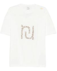 Nanushka - Wren Paisley-Monogram Oversized T-Shirt - Lyst