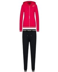 EA7 - Logo Details Sports Suit - Lyst