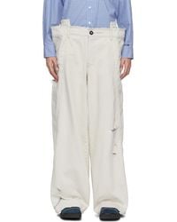 Adererror - Belt Loop Zipper Jeans Pants - Lyst