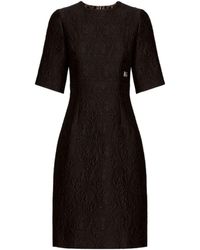 Dolce & Gabbana - Fit-And-Flare Midi Dress - Lyst