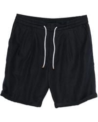 Brunello Cucinelli - Drawstring Pleated Shorts - Lyst