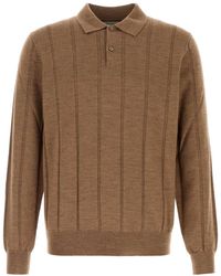 Canali - Long-Sleeve Polo-Collar Sweater - Lyst