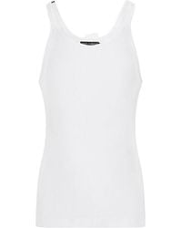 Dolce & Gabbana - Cotton Tank Top - Lyst