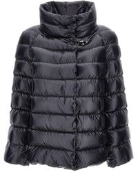 Fay - Raglan Down Cape Jacket - Lyst