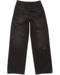 Acne Studios - Washed Cotton Trousers - Lyst