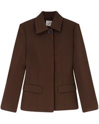 TOTEME - Totême Button Fastened Long Sleeved Jacket - Lyst