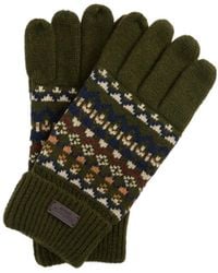 Barbour - Knitted Gloves - Lyst