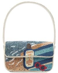 STAUD - Bead-Embellished Tommy Shoulder Bag - Lyst