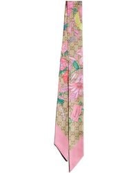 Gucci - Printed Silk Ribbon - Lyst