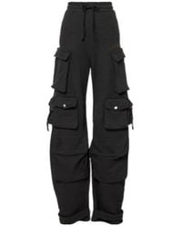 The Attico - Cotton Fleece Cargo Pants - Lyst