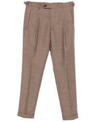Berwich - Pleated Wool Trousers - Lyst