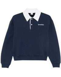 Sporty & Rich - Long-Sleeve Polo Shirt - Lyst