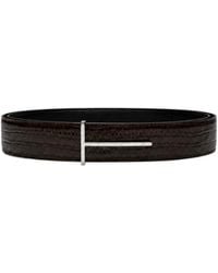 Tom Ford - Double-Sided T-Strap Belt - Lyst