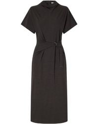 Brunello Cucinelli - Short-Sleeved Dress - Lyst
