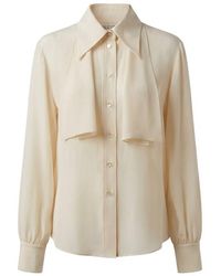 Valentino - Crepe De Chine Shirt - Lyst