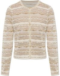 Ulla Johnson - Pointelle-Knit Button-Up Cardigan - Lyst
