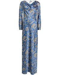 Veronica Beard - Ember Paisley-Print Silk-Blend Maxi Dress - Lyst