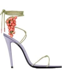 Saint Laurent - Mon Cheri High-Heeled Sandals - Lyst