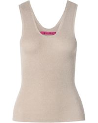 The Elder Statesman - Delicash Ribbed Cashmere Blend Vest - Lyst