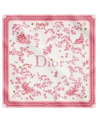 Dior - Toile De Jouy Clover 90 Square Scarf - Lyst