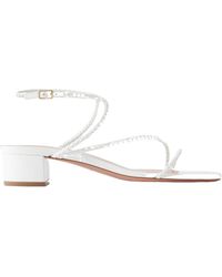 Aquazzura - Luca 35 Braided Leather Sandals - Lyst
