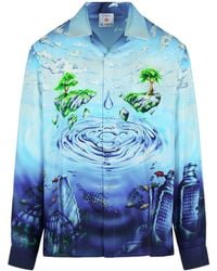 CASABLANCA - Lost Atlantis Long-Sleeved Shirt - Lyst