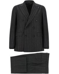 Tagliatore - New York Pinstripe Double-Breasted Suit - Lyst