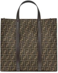 Fendi - Ff Jacquard Tote Bag - Lyst