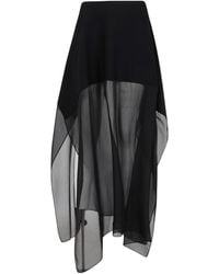 Sportmax - Asymmetric Midi Skirt - Lyst