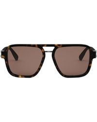 BVLGARI - Bulgari Square Frame Sunglasses - Lyst
