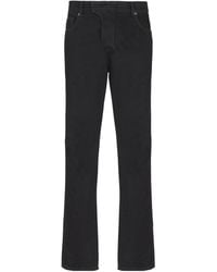 Balmain - Logo Patch Belt-Looped Jeans - Lyst
