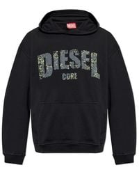 DIESEL - Printed Sweatshirt S-Boxt-Hood-R13 - Lyst