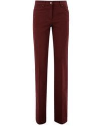 Etro - Logo Patch Straight-Leg Trousers - Lyst
