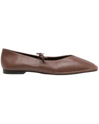 Alohas - Square-Toe Flat Shoes - Lyst