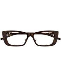 Gucci - Eyewear Rectangular Glasses And Frames - Lyst