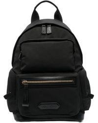 Tom Ford - Logo Patch Zipped Backpack - Lyst