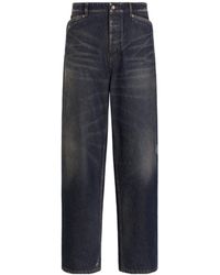 Dolce & Gabbana - Straight Leg Distressed Jeans - Lyst