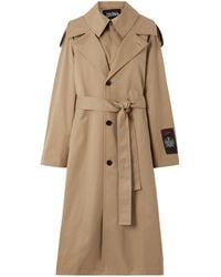Jean Paul Gaultier - Appliquéd Cotton-Twill Trench Coat - Lyst