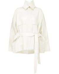 Issey Miyake - Tied-Waist Hempen Jacket - Lyst