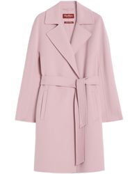 Max Mara - Wool, Silk And Cashmere Robe Coat - Lyst