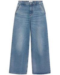 Ami Paris - Cotton Super Wide-Leg Jeans - Lyst