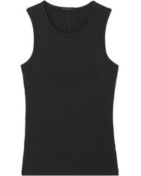 ATM - Stretch Pima Cotton-Jersey Tank - Lyst