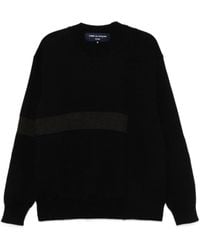Comme des Garçons - Comme Des Garçons Homme Crewneck Knitted Jumper - Lyst